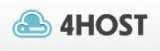 Логотип хостинга 4host.com.ua