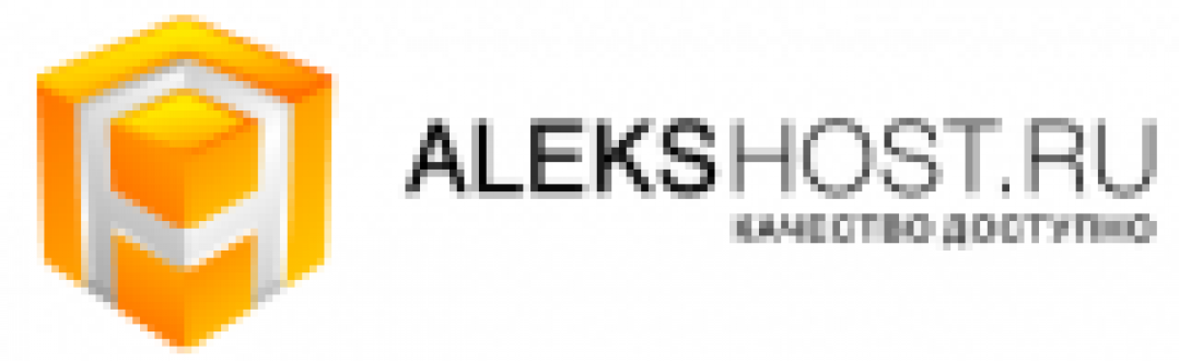 Логотип хостинга AleksHost.Ru