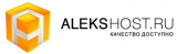 Логотип хостинга AleksHost.Ru