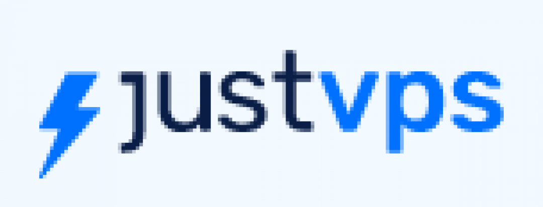 Логотип хостинга Justvps.com