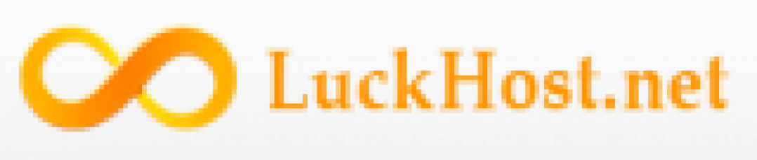 Логотип хостинга luckHost.net