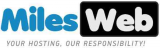 Логотип хостинга Milesweb.com
