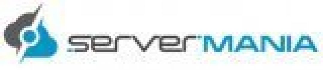 Логотип хостинга ServerMania.com