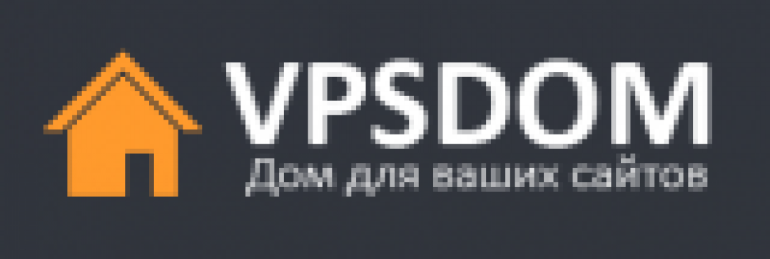 Логотип хостинга vpsdom.ru