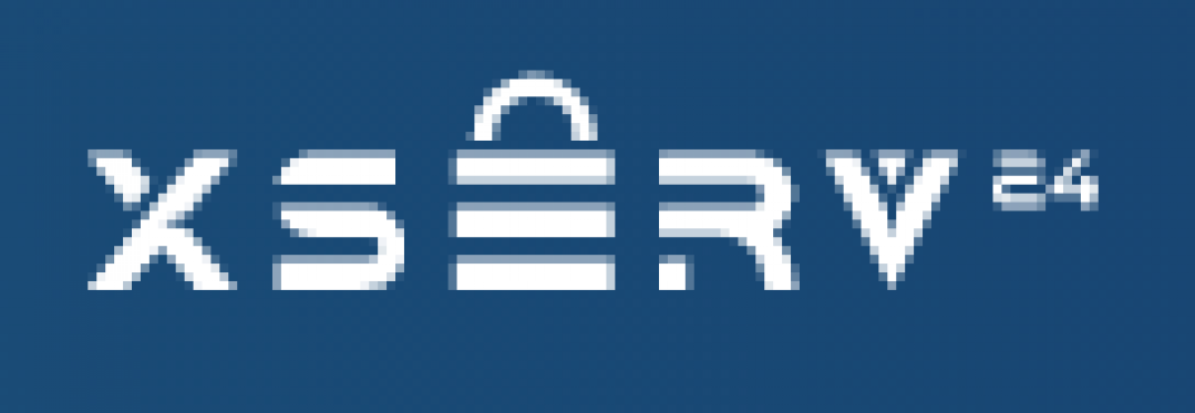 Логотип хостинга xServ24.com